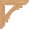 Ekena Millwork Merced Slat Smooth Bracket, Western Red Cedar, 3 1/2"W x 20"D x 20"H BKT04X20X20MRC06SWR - alternate 3